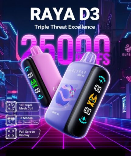 ELF BAR Raya D3 25000 Puffs 50MG Disposable Vape