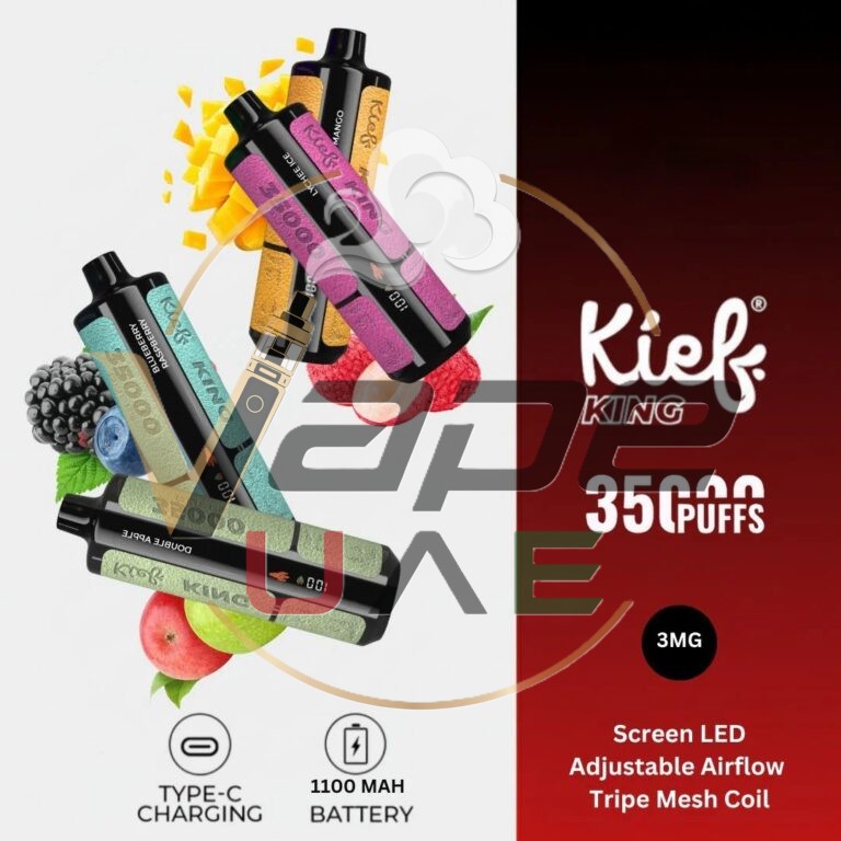 Kief King 35000 Puffs 3mg Nicotine Triple Mesh Coil Disposable Vape