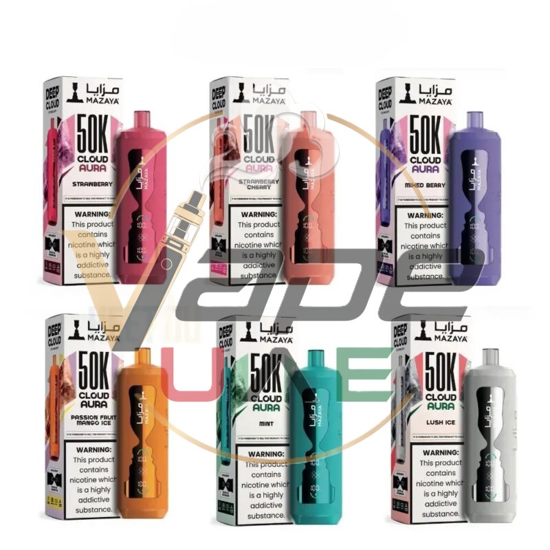 Mazaya Cloud AURA 50000 Puffs Disposable Vape 6mg