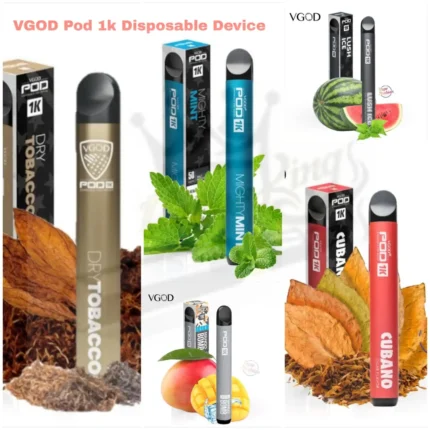 Vgod Pod 1k 1500 Puffs 20MG nicotine Disposable Vape In UAE